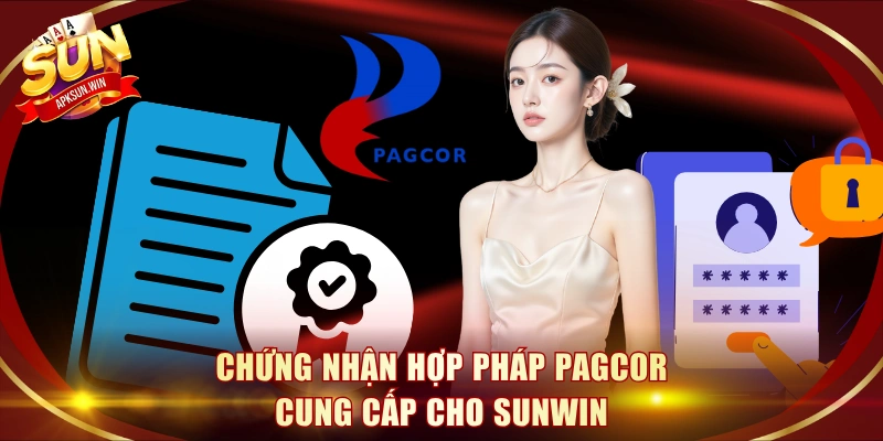 Chứng nhận hợp pháp PAGCOR cung cấp cho Sunwin