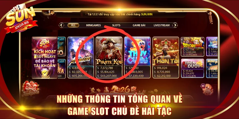 Những thông tin tổng quan về game slot chủ đề hải tặc